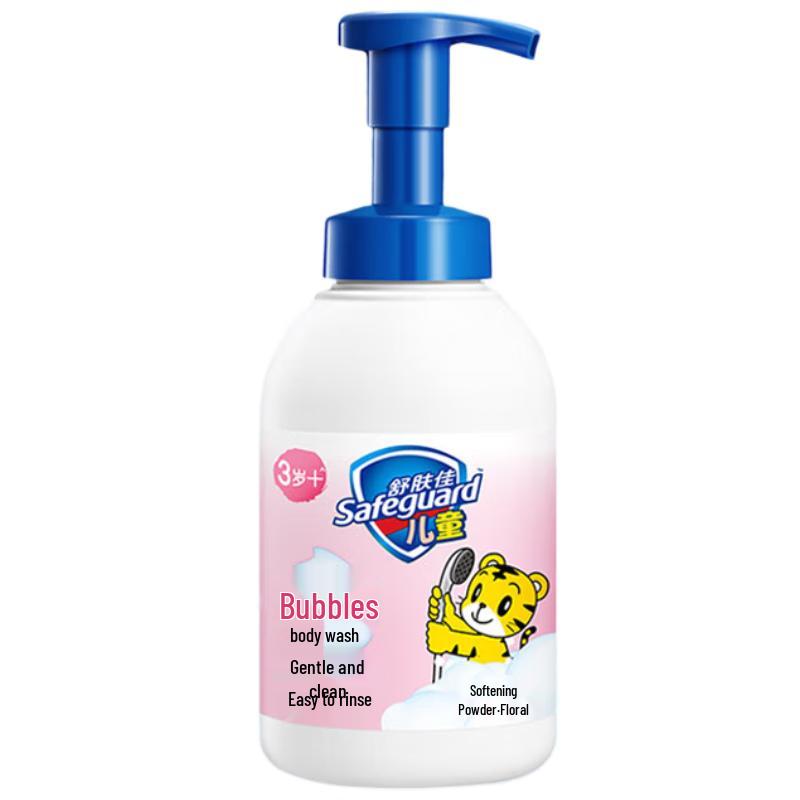 Защитный детский нежный гель для душа с пеной