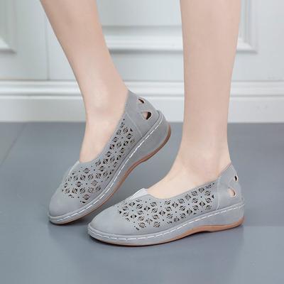 Элегантные женские сандалии-лоферы с нескользящей подошвой - Повседневные, дышащие, модные, сотни удобных амортизирующих туфель на плоской подошве