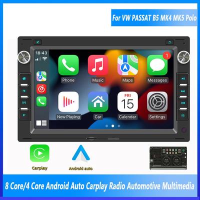 2 Din Android 12,0 автомобильное радио для VW PASSAT B5 MK4 MK5 SHARAN Jetta Bora Polo TRANSPORT T5 CITI CHICO мультимедийный плеер GPS Stere