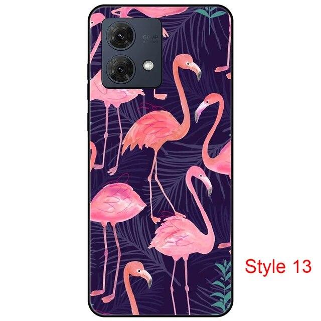 Чехол для Motorola Moto G84 MotoG84, черная задняя крышка, чехол 6,5 дюйма, противоударный мягкий бампер, противоскользящий прочный ТПУ, полная защита