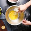 Салатница из нержавеющей стали 304, набор кухонных мисок для хранения, набор мисок для взбивания яиц, набор мисок для смешивания, миска для приготовления пищи, аксессуар для выпечки со шкалой