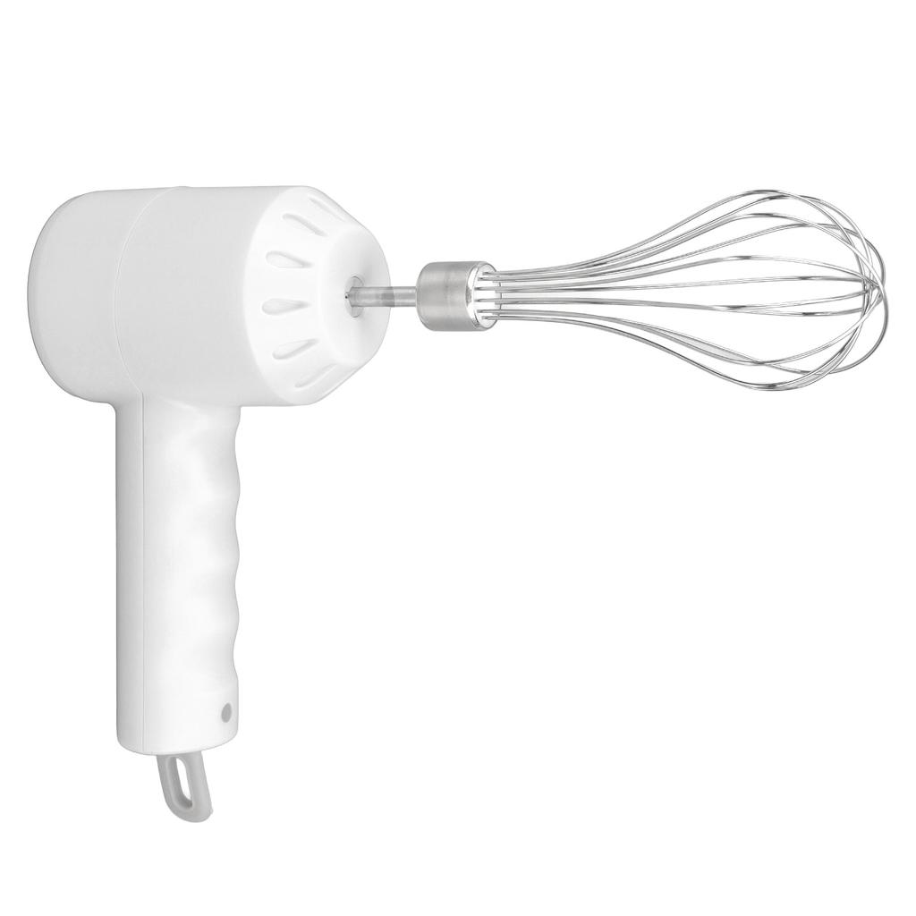 Беспроводной электрический ручной миксер, USB-перезаряжаемый ручной венчик, электрический вспениватель молока с 2 насадками для перемешивания