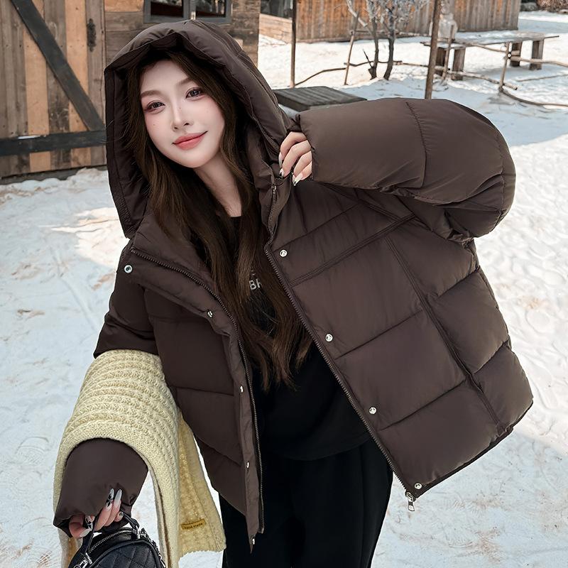 Women’s Short Hooded Windproof Thicken Warm Winter Jacket Outerwear