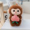 Creative Plush Monkey Doll With Dog Shape For Handbag Decoration And Gift