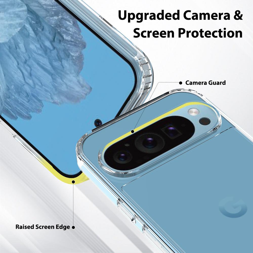 Hot Selling Transparent Crystal Clear Shockproof Business Design Mobile Phone Case for Google Pixel 7 Pro/7A/8A/9A/9 Pro Phone