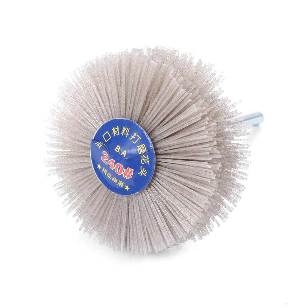 Деревообработка Сверло Шлифовка Полировка Нейлоновая Щетка Колесо Головка-цветок Зачистка Гравер Абразивная Проволока Шлифовка