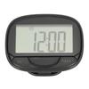 Distance Calorie Pedometer Big Screen Clock Display 2D Step Counter with Back Clip Multifunctional