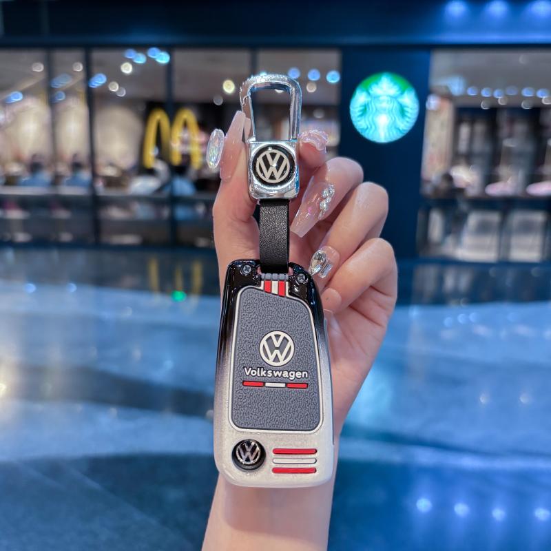Для автомобиля VOLKSWAGEN Чехол-брелок для умного дистанционного ключа из цинкового сплава Для VW Volkswagen MK7 Golf 7 Tiguan MK2 для Seat Ibiza Leon FR