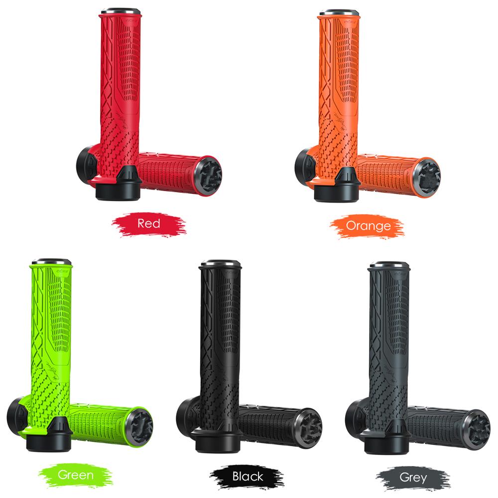 Shockproof Bike Handlebar Grips 22.2mm Bicycle Grips Non Slip Soft Handlebar Cover End for Mountain Bikes
