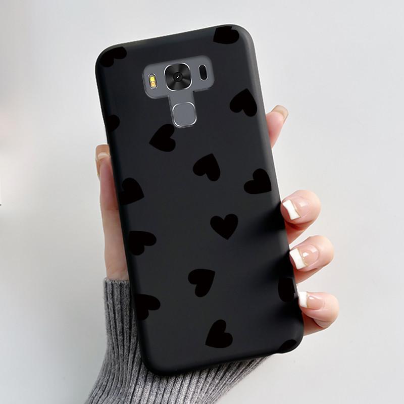 Для ASUS Zenfone 3 Max ZC553KL X00DDB X00DDA X00DD Чехол Роскошный Милый Кролик Любовь Смешной Черный Мягкий ТПУ Силикон Матовая Задняя Крышка