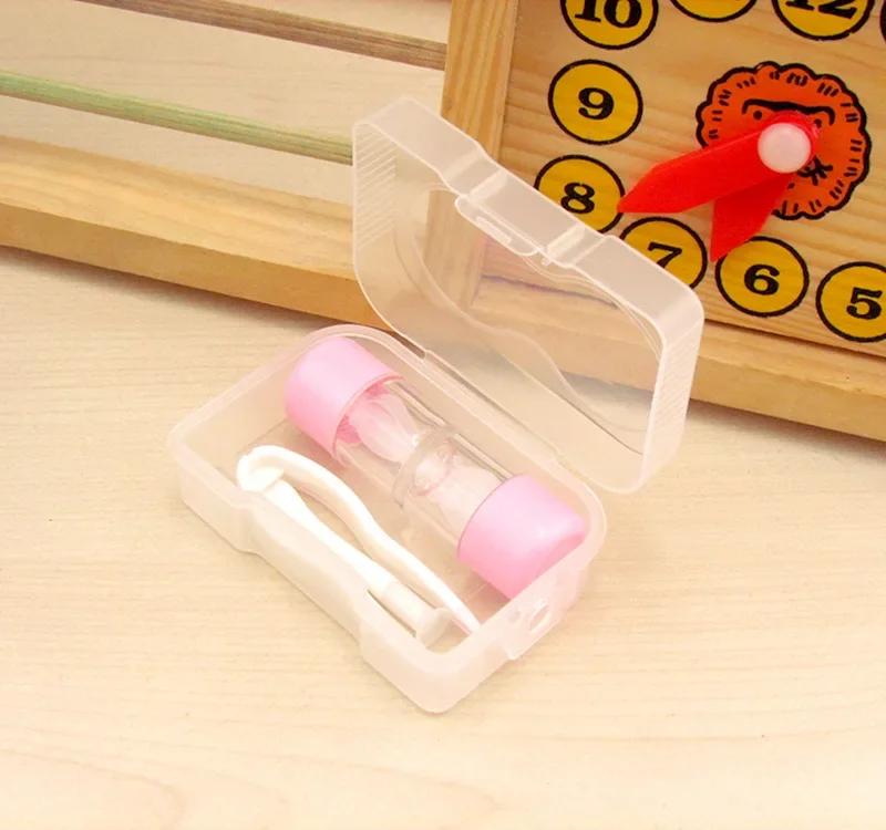 1pc Container Single Box and Set Options Small Lovely Portable Contact Lens Travel Eyewear Case Bag Box