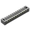 5pcs Dual Row 12 Positions 600V 15A Screw Terminal Block   Pre insulated Terminal Barrier Strip