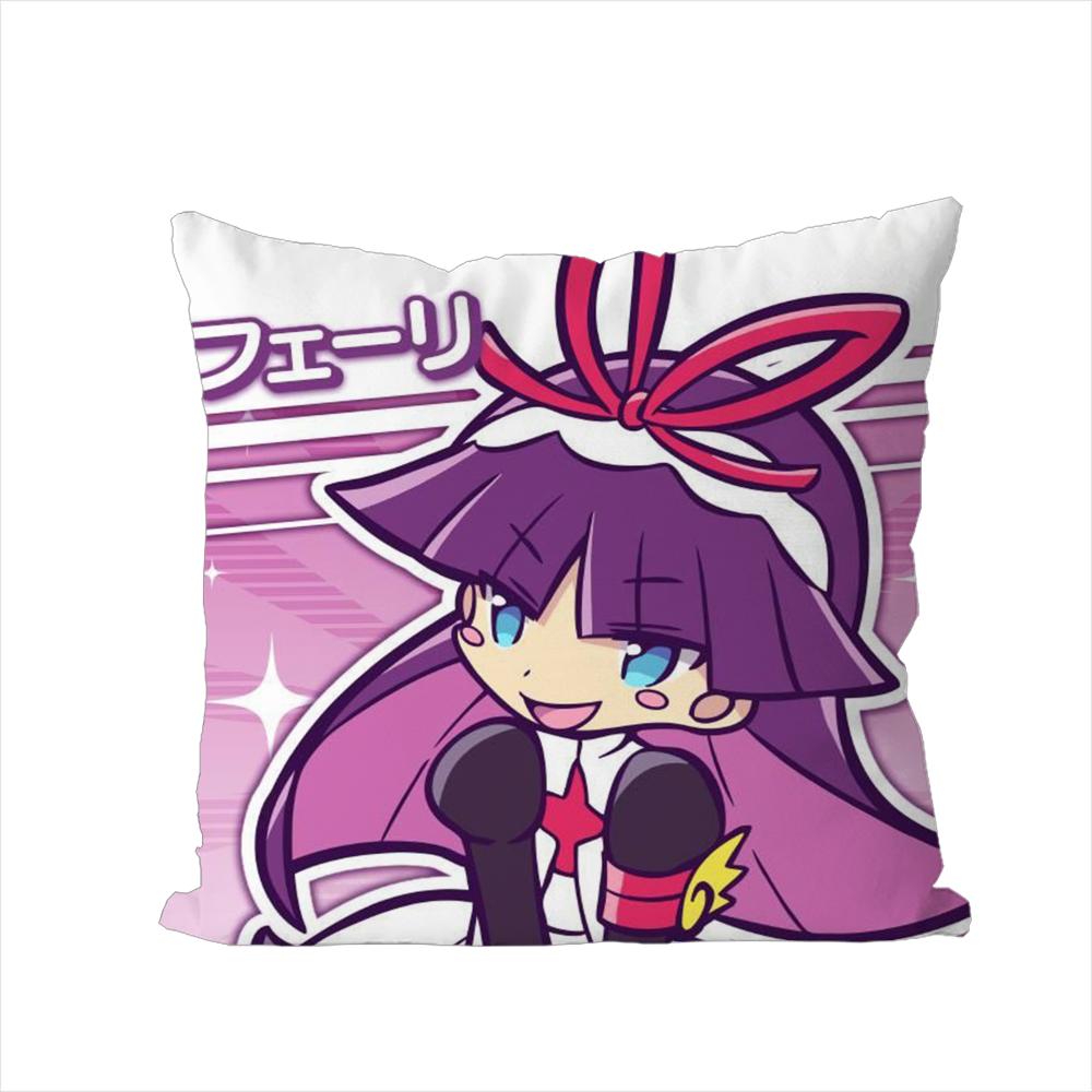 Наволочка Puyo Pop Fever Для Автомобиля Дивана Декоративная Домашняя Двусторонняя Печать Плюшевая Квадратная Подушка-Плед Чехол