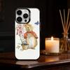 Милый Чехол для Телефона с Кроликом Питером Для iPhone 17,16,15,14,13,12,11,Pro Max,Plus Конфетный Серебристый Чехол