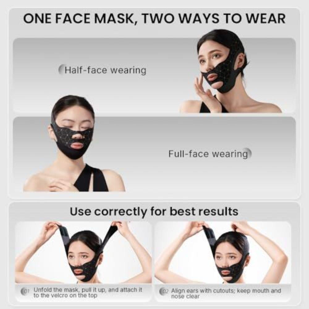 Adjustable Face Lifting Tapes Reusable V Line Face Lifting Mask New Face Toning Belts for Sleeping