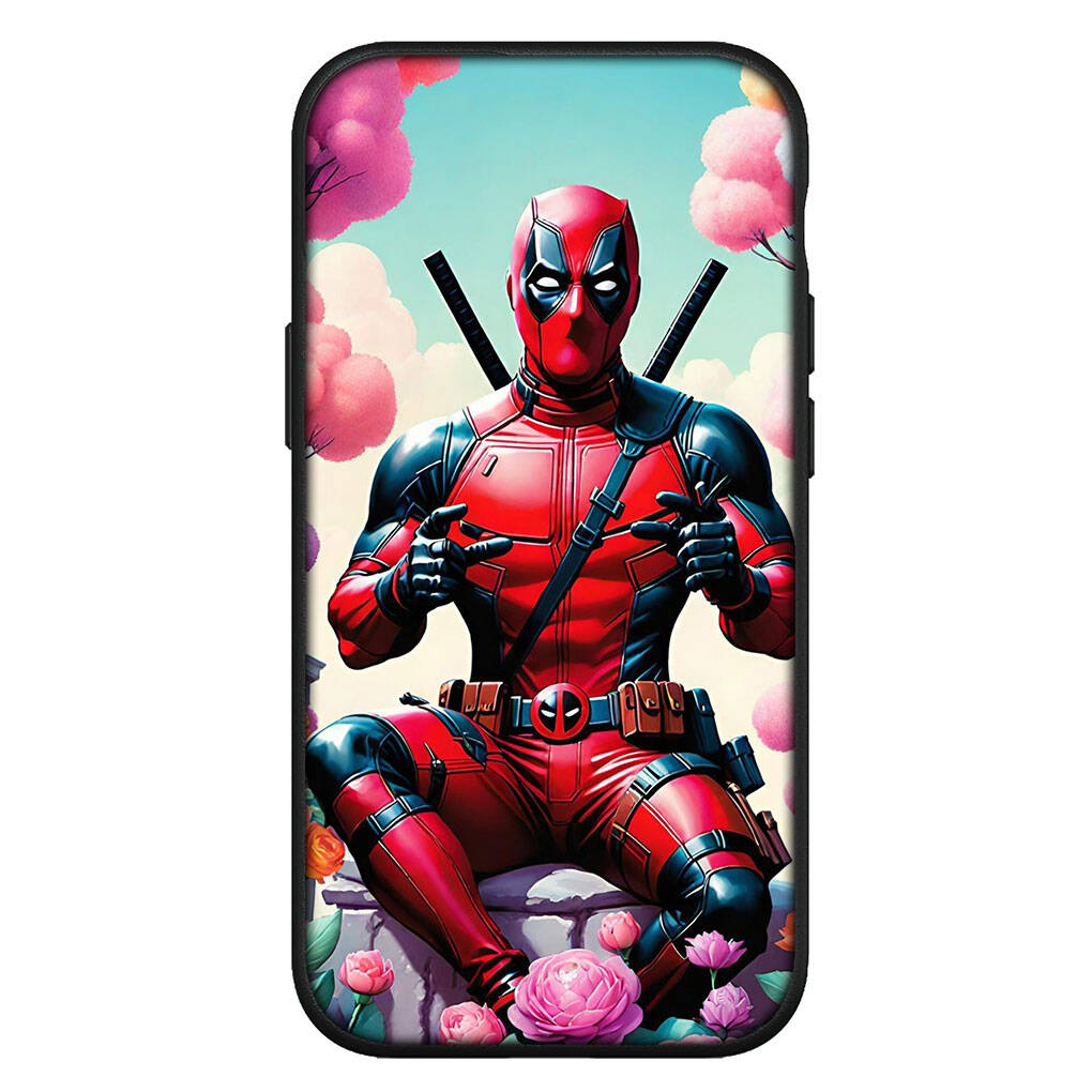 Чехол для iPhone 17 16 15 Xiaomi Poco Redmi Note 14 13 12 11 Pro Max 9 16e Samsung Galaxy S25 S24 S23 OPPO Huawei Marvel Росомаха Дэдпул Чехол для телефона