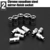 46-Piece 1/4 Inch Drive Socket Ratchet Wrench Set, Screwdriver Socket Bit Set With Extension Bar Storage Case For Auto Repairing & Household