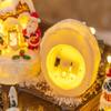 Christmas Led Light Ornaments Santa Castle Snow House Luminous Crafts 2026 New Year Kid Gift Xmas Party Home Decor