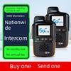 Intercom Radio with 5000 Km Public Network Range, 2026 New Model for Civilian Use, 50 Km Range for Self-Driving Tours and Construction Site Use
