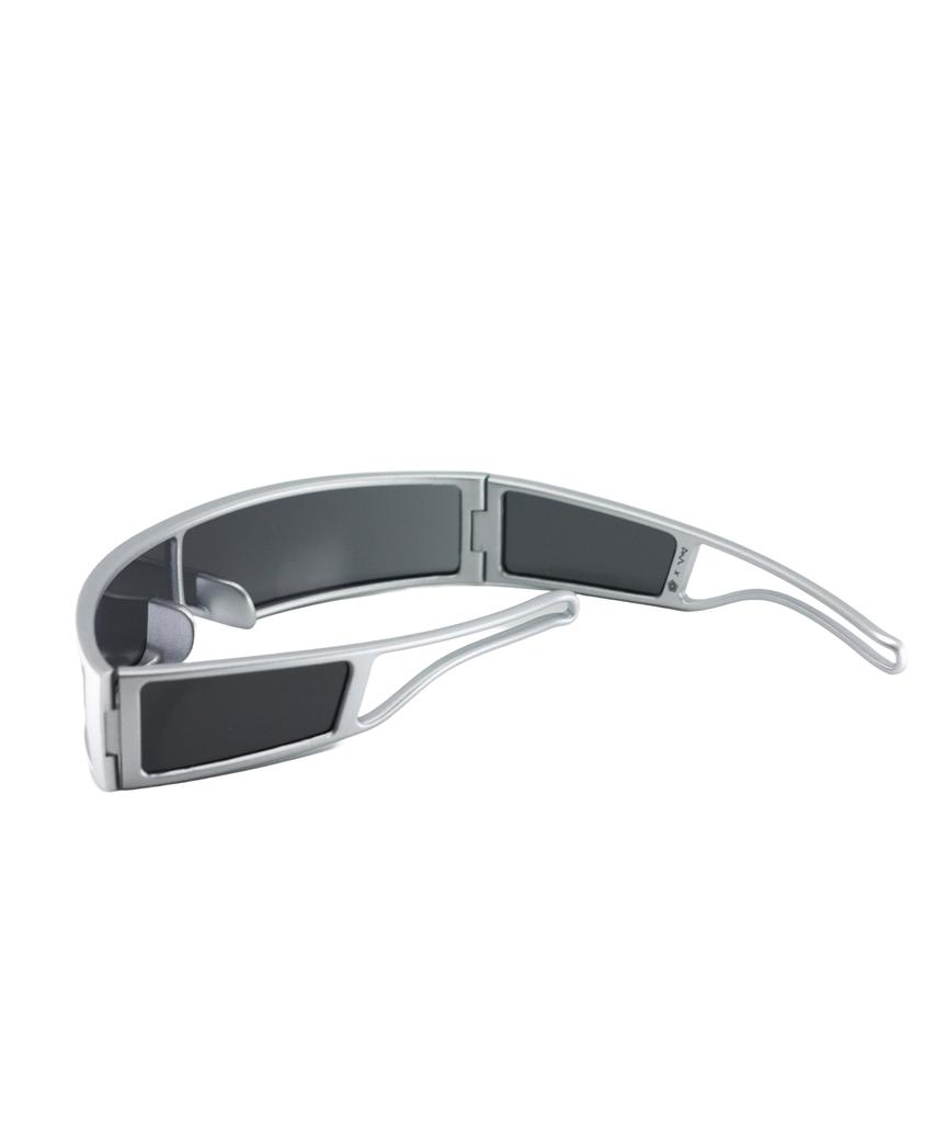 ULKIN [Ulkin X March Eyewear] Гибридные солнцезащитные очки-повязка Hy1141-2_Серебристый