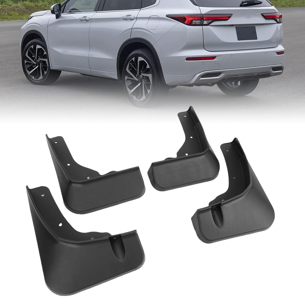 Комплект из 4 шт. брызговиков с винтами, передние и задние, замена для Mitsubishi Outlander 2022 - 2025
