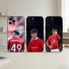 Футбольный чехол для телефона Alejandro Garnacho для iPhone 17,16,15,14,13,12,11 Plus,Pro,Max,Mini Силиконовый черный Мягкая крышка