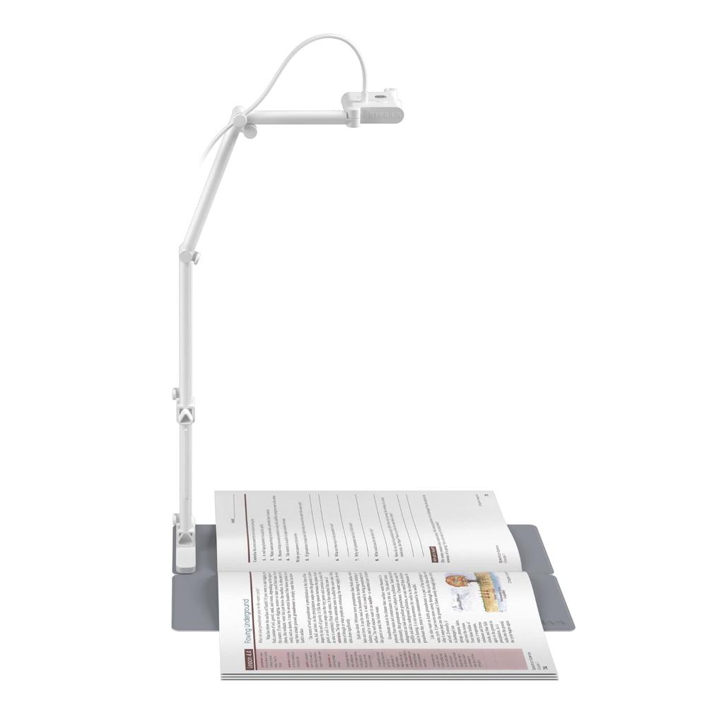 OKIOLABS OKIOCAM 8-мегапиксельная документ-камера USB A3-совместимая Онлайн-занятия Индивидуальное руководство Веб-конференции Удаленная работа Фактический проектор Сделано