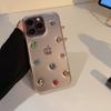 Трехмерный Цветной Бриллиант 14promax Подходит для 13 Apple 16 Чехол для Мобильного Телефона IPhone 15 Мягкий Чехол XR Роскошный 11