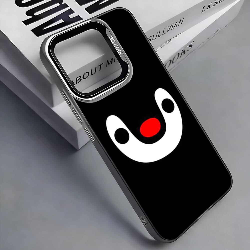 Милый Кавайи П-Пингвин Чехол для Телефона для iPhone 17,16,15,14,13,12,11 Plus,Pro Max,Цветной Серебристый Чехол для Телефона