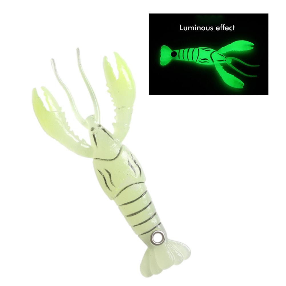 8pcs Crawfish Lure Soft Crawfish Fishing Lures Artificial Shrimp Bait Fishing Accessories for
