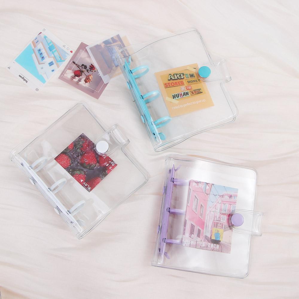 Notebook Pages Handbook Card Organizer Photo album 3 Hole Binder Clip Binder Notebook Cover