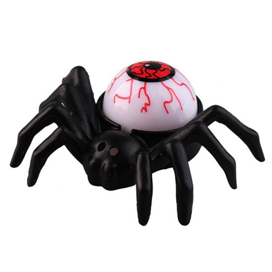 Светодиодный ночник в виде паука, настенная настольная лампа с изображением паука, мини-лампочка с жуткой атмосферой на Хэллоуин