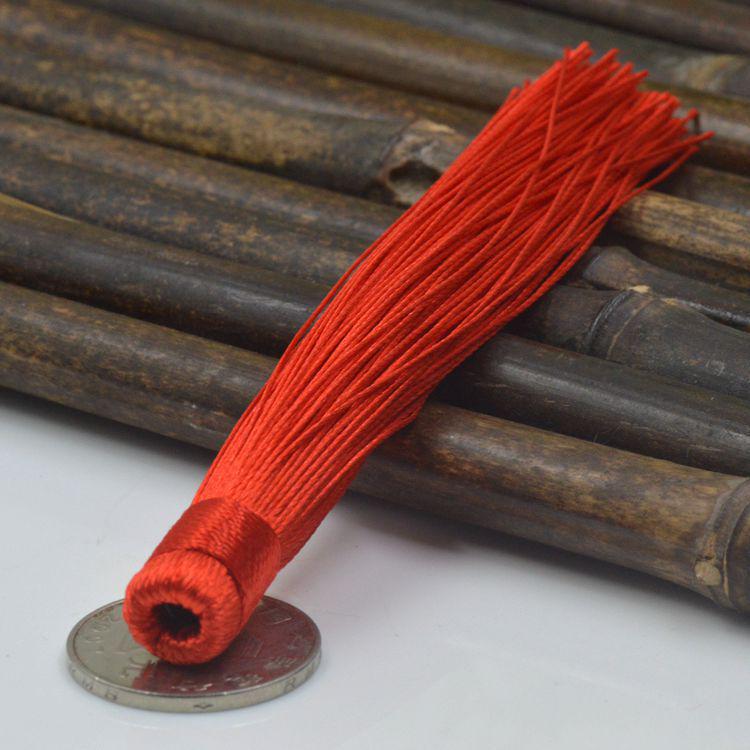 12cm High-Grade Vertical Tassel Car Hanging Sachet with Chinese Knot