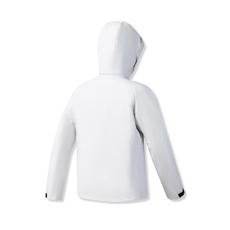 Fila Серия Лыжная Классический Минималистичный Повседневный Спортивный Универсальный Теплый Защитный Пуховик с Капюшоном Женская верхняя одежда Нефритово-Белый A11W546908FWT