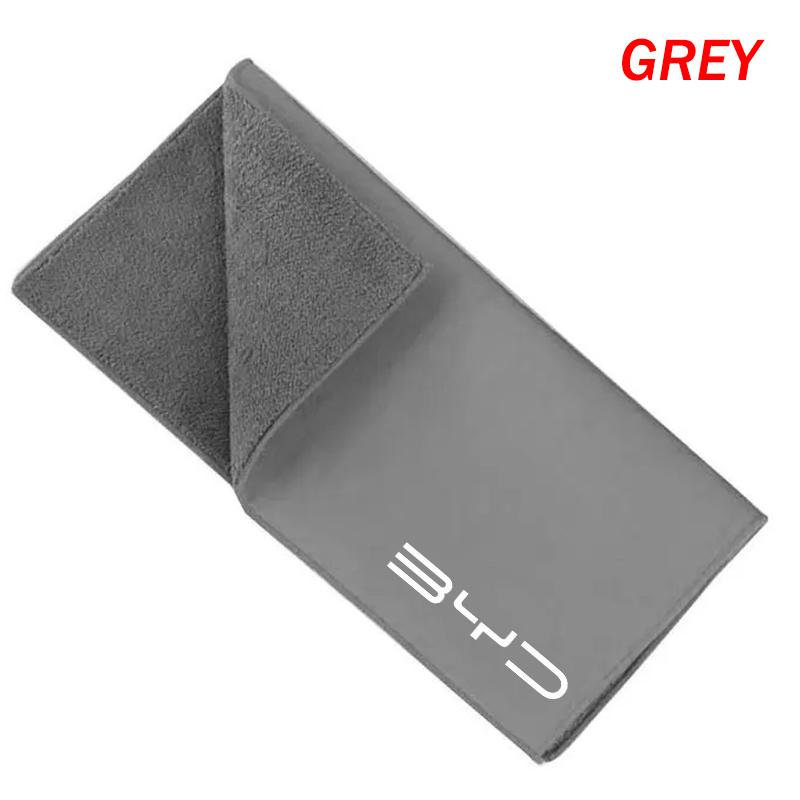 Car Cleaning Towel Double-Sided Coral Velvet Suede Car Wash Towel For BYD Atto 3 Yuan Plus Tang F3 E6 Song Max F0 Qin G3 I3 Han
