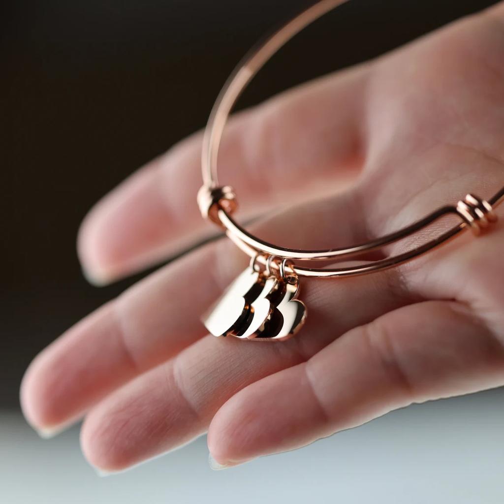 Персонализированная гравировка имени сердце подвески браслеты для женщин браслет из нержавеющей стали по индивидуальному заказу DIY ювелирные изделия