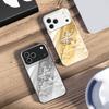 Элегантная синяя бабочка Для iPhone 17 Air 16 E 15 14 13 Plus 12 mini 11 17 Pro Max XR Xs Max 16E 7 8 Закаленное стекло Чехол для телефона