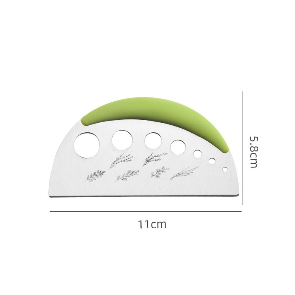 7 Holes Herb Cutter Stripper Stainless Steel Herbs Leaf Stripping Tool