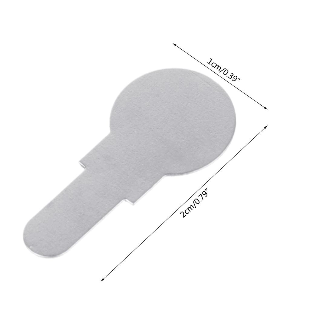 2x0.9cm 100Piece Nickel Plated Steel Strap Strip Sheets for Battery Welding Spot Welder Connection Sheets Equipment