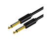 6.35mm Audio Guitar Cable, 1.5m Long, Plug-in Bass, Shielded, Durable, and Break-Resistant, for Instruments, Bass, Keyboards, Amplifiers, Drums, and