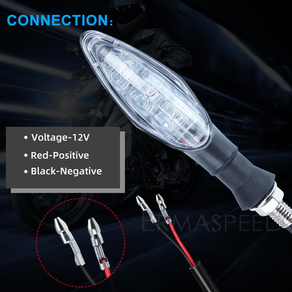4 шт./компл., 12 В, универсальный светодиодный указатель поворота для мотоцикла, водонепроницаемый мигающий индикатор, мигалка, лампа для мотоцикла, мото