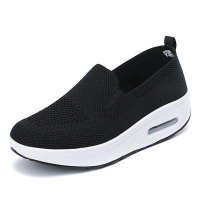 Модные женские туфли 2024 года, новые повседневные спортивные женские туфли, мягкая подошва, туфли для мам, легкие и удобные модные туфли для ходьбы большого размера