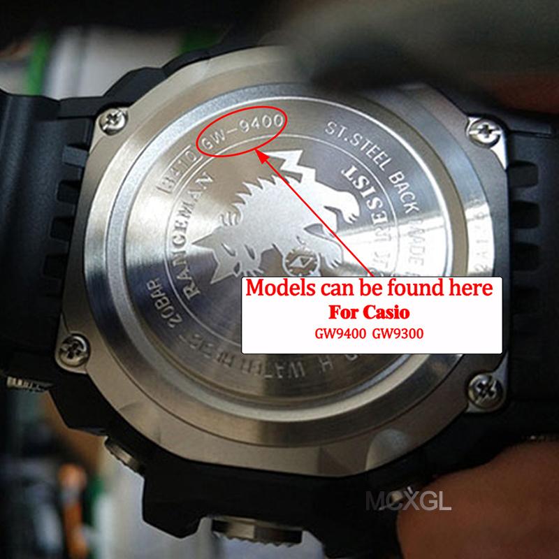 Для Casio 10455201 Запасной полимерный ремешок Подходит для часов GW-9400-1 Ремешок Rangeman GW-9400 Мужской ремешок Аксессуары для спортивных часов