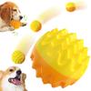 Interactive Dog Squeaky Chewing Balls Puppy Chew Toy Tool Pet Stab Balls Cleaning Teeth Toys Balls for Small Medium Large Pet Dogs Cats