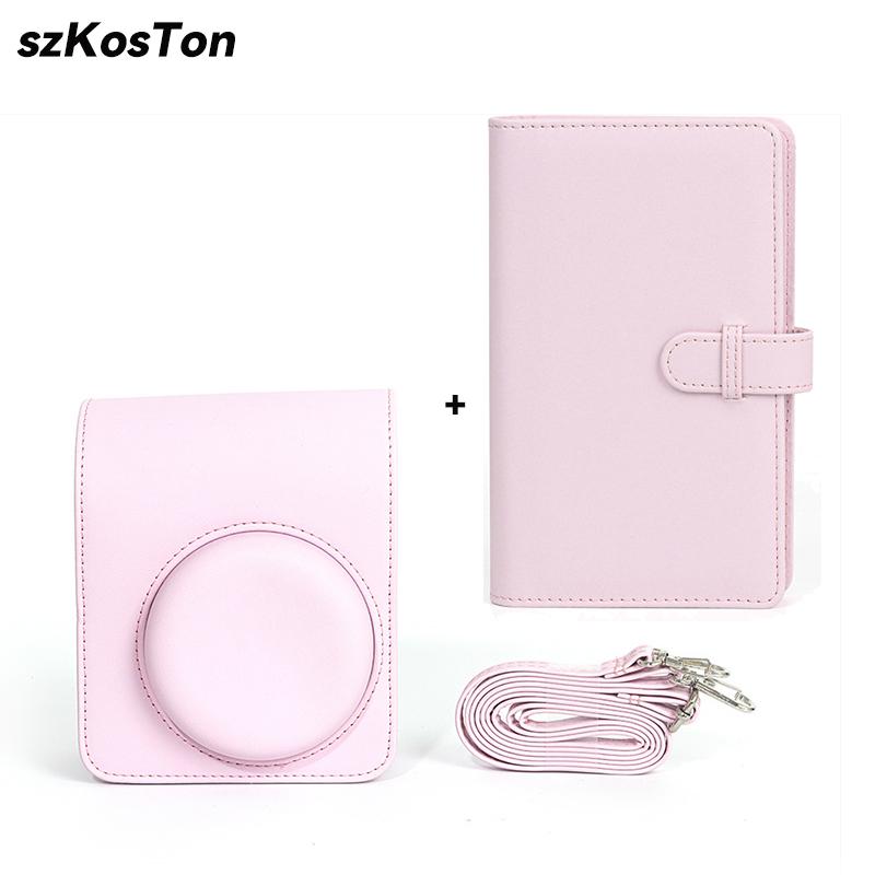 Чехол для камеры Instax Mini 11 из ПУ-кожи, мягкий защитный чехол, дорожная сумка для пленочной камеры Fujifilm с плечевым ремнем