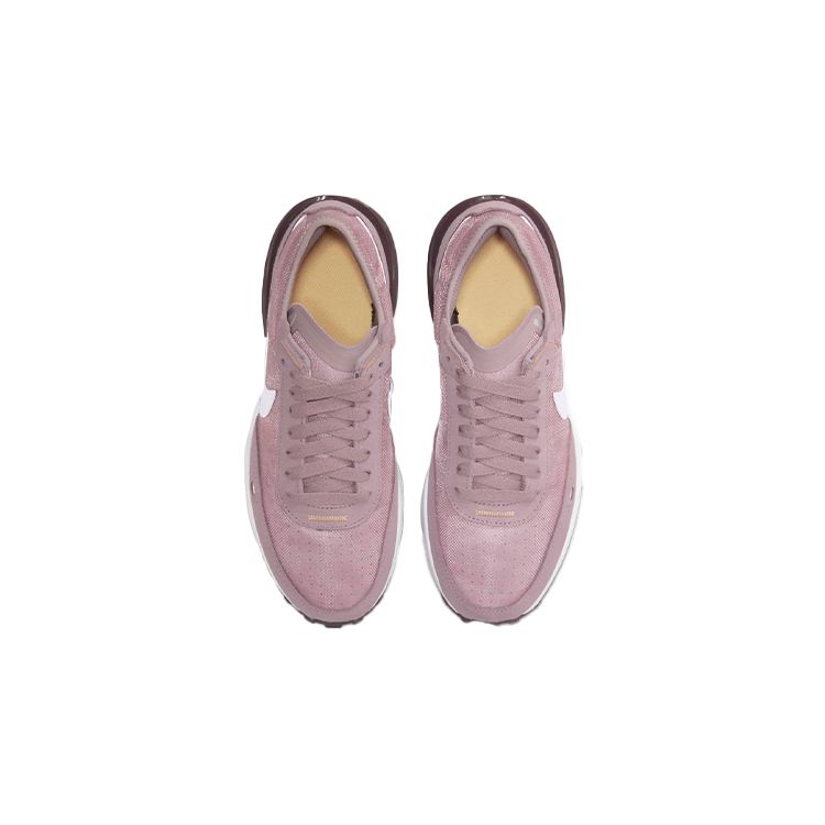 Nike Кроссовки Waffle One GS Pink Glaze Kids светло-фиолетовые, фиолетово-белые DC0481-601