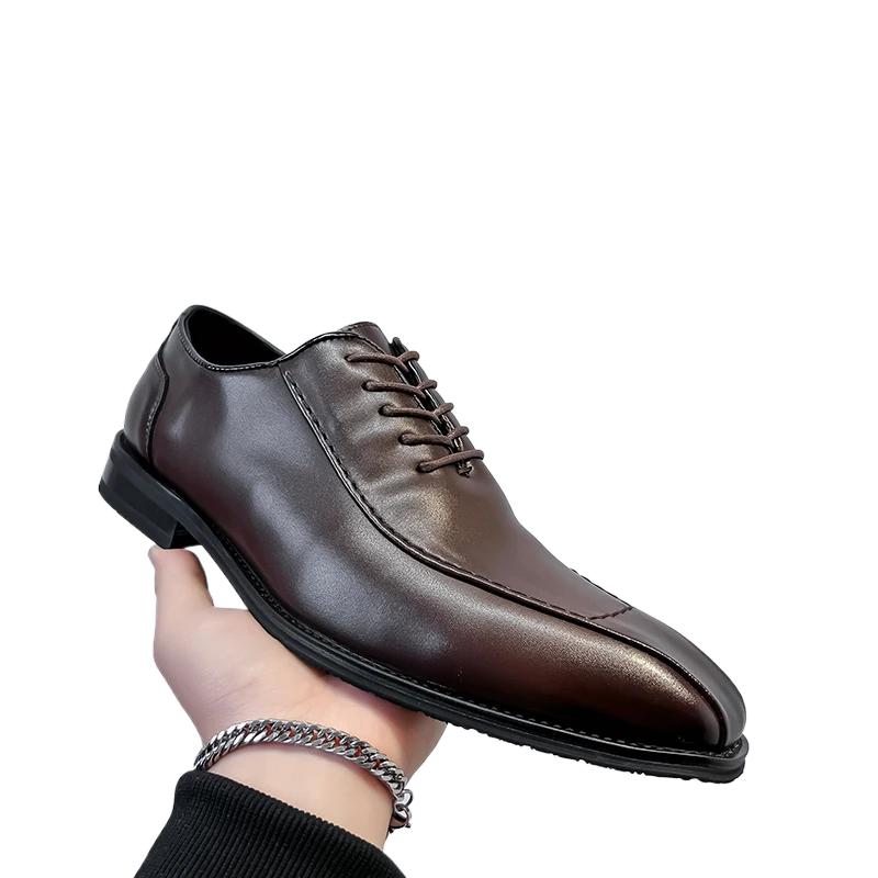 Leather Shoes For Man Genuine Leather Big Size Shoes High Quality Designer Formal Shoes Casual Shoes Fashion Business