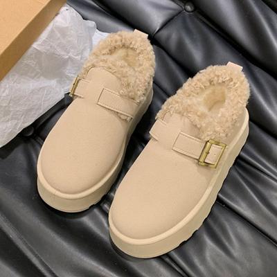 Женские сапоги, легкие, удобные, на платформе, и неглубокие, с круглым носком, повседневная обувь для женщин