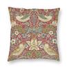 William Morris Vintage Floral Cushion Cover 40x40cm Velvet Modern Pillow Cases for Sofa Pillow Covers Decorative