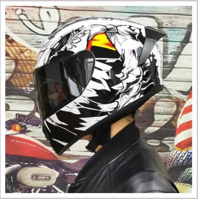 Шлем для электромобиля LVS, всесезонный универсальный для мужчин и женщин, мотоциклетный противотуманный полный шлем, серый гоночный индивидуальность, крутые и электромобили